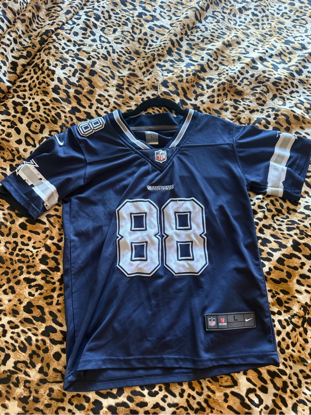 Nike Youth Dallas Cowboys #88 CeeDee Lamb Navy and White Football Jersey